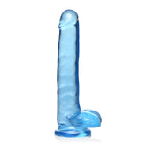 Lollicock 8 Inch Slim Stick with Balls Berry Ice Dildo
